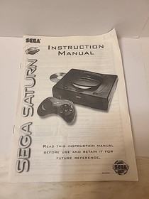 SEGA Saturn Model 2 System Console Official Authentic OEM Instruction Manual 