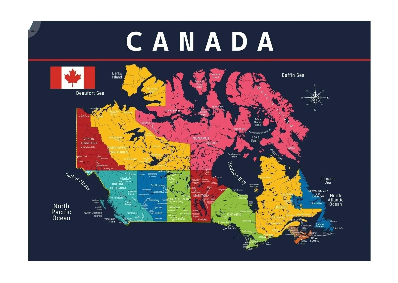 流行艺术地图艺术海报