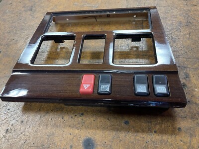 94 95 MERCEDES BENZ OEM W202 C220 C280 CLIMATE CONTROL WOOD AND SWITCHES