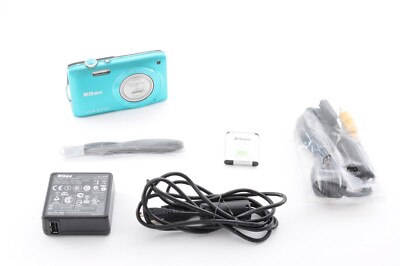 Nikon Coolpix S3300 Mint Green Excellent+5 Compact Digital Camera