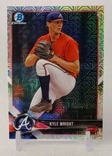 ⚾️2018 bowman mega box KYLE WRIGHT (rookie/mojo refractor) #BCP14⚾️ *Braves*