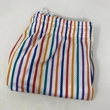 Ryoko Rain Mens XL MultiColor Stripes Side Pockets Premium Shorts