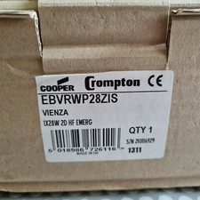 Crompton Cooper Emergency 1 x 28W 2D HF Light. New & Boxed 