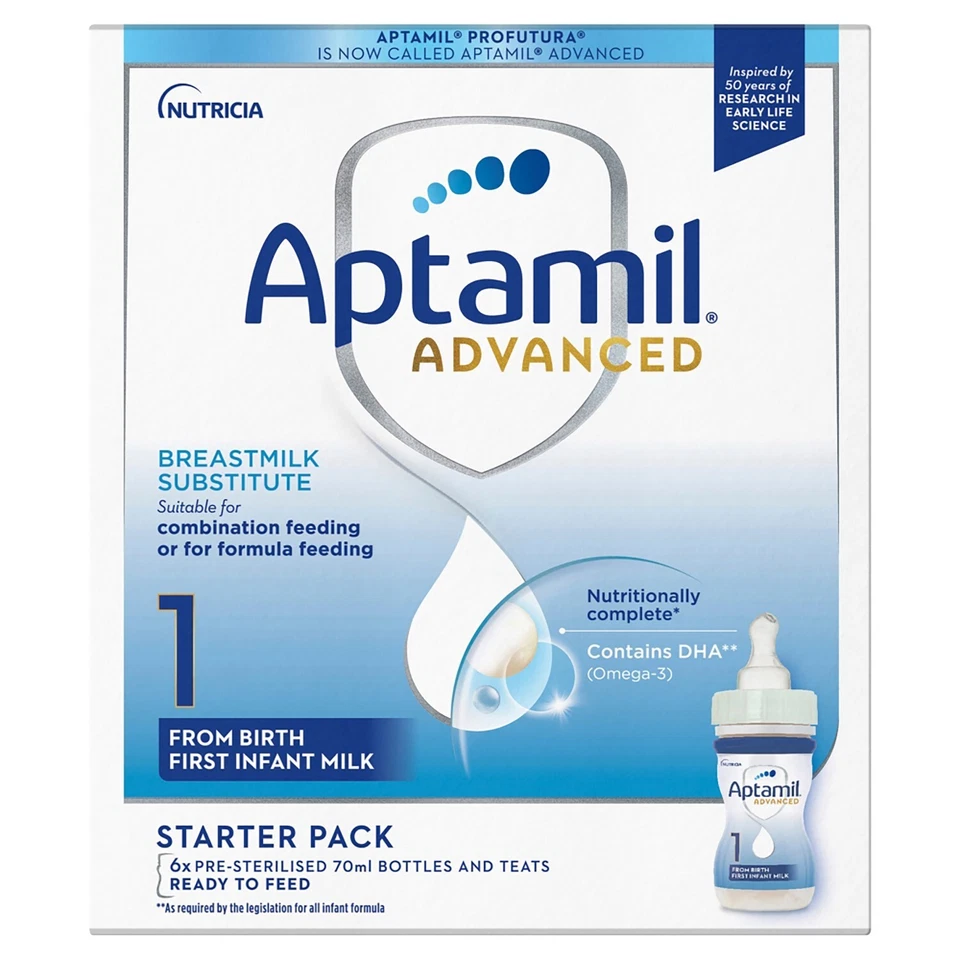 Aptamil Advanced 1 Newborn Starter Baby Milk Bundle Formula - Image 2 of 4