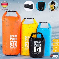 wasserdichte Tasche Seesack DryBag wasserfester Packsack 2l 10l 15l 20l oder 30l