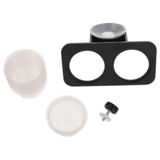 1 Set Plastic Reptiles Food Water Feeding Bowl Breeding Box Sucker Feeder New