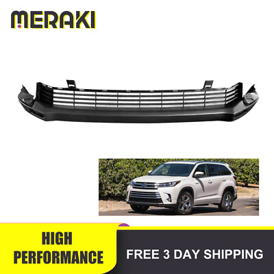 For 17-19 Toyota Highlander 521290E030 TO1015111 Front Bumper Cover Lower Grille