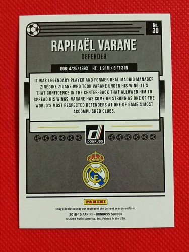 2018-2019 PANINI DONRUSS SOCCER CARDS - Picture 25 of 139