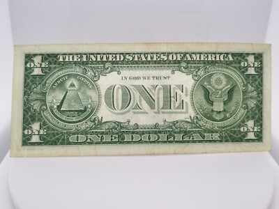SERIES 1957B ONE DOLLAR SILVER CERTIFICATE BLUE SEAL/CIRCULATED