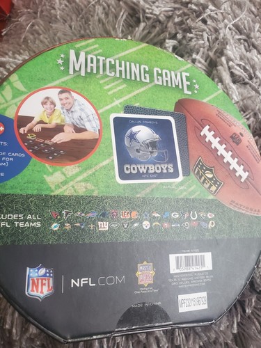 MasterPieces NFL Matching Game, Includes All 32 Teams, Sealed. Box Has Sm Damage - Picture 2 of 3