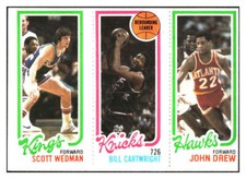1980-81 Topps #23 / 164 / 131 Scott Wedman / Bill Cartwright / John Drew
