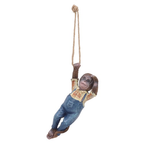 Garden Monkey Statues Cute Simulation Resin Hanging Monkey Garden Ornament Fo - Picture 16 of 22