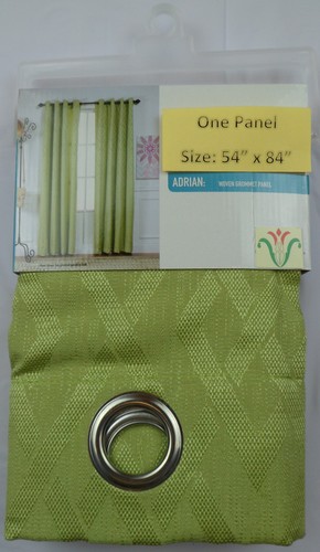 Adrian 54" X 84" Woven Window Curtain with Metal Grommets by Stylemaster® - Picture 11 of 21