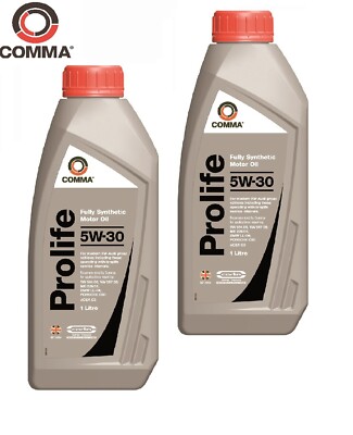 Comma 1L Prolife Vollsynthetisches Motoröl 5W30 PRO1L x2