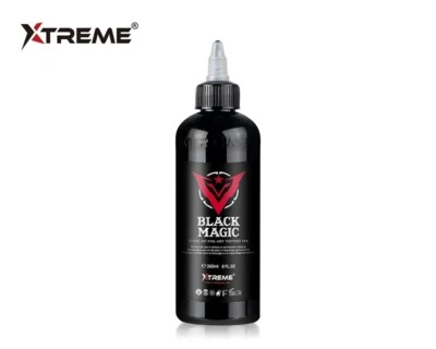 BLACK MAGIC 8-oz Xtreme Ink Dark Shading Lining Tattoo Pigment (Made in USA)