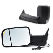 New Power Tow Mirrors Fits 1996 Dodge Ram 2500 3500 Manual Folding Arrow Signal