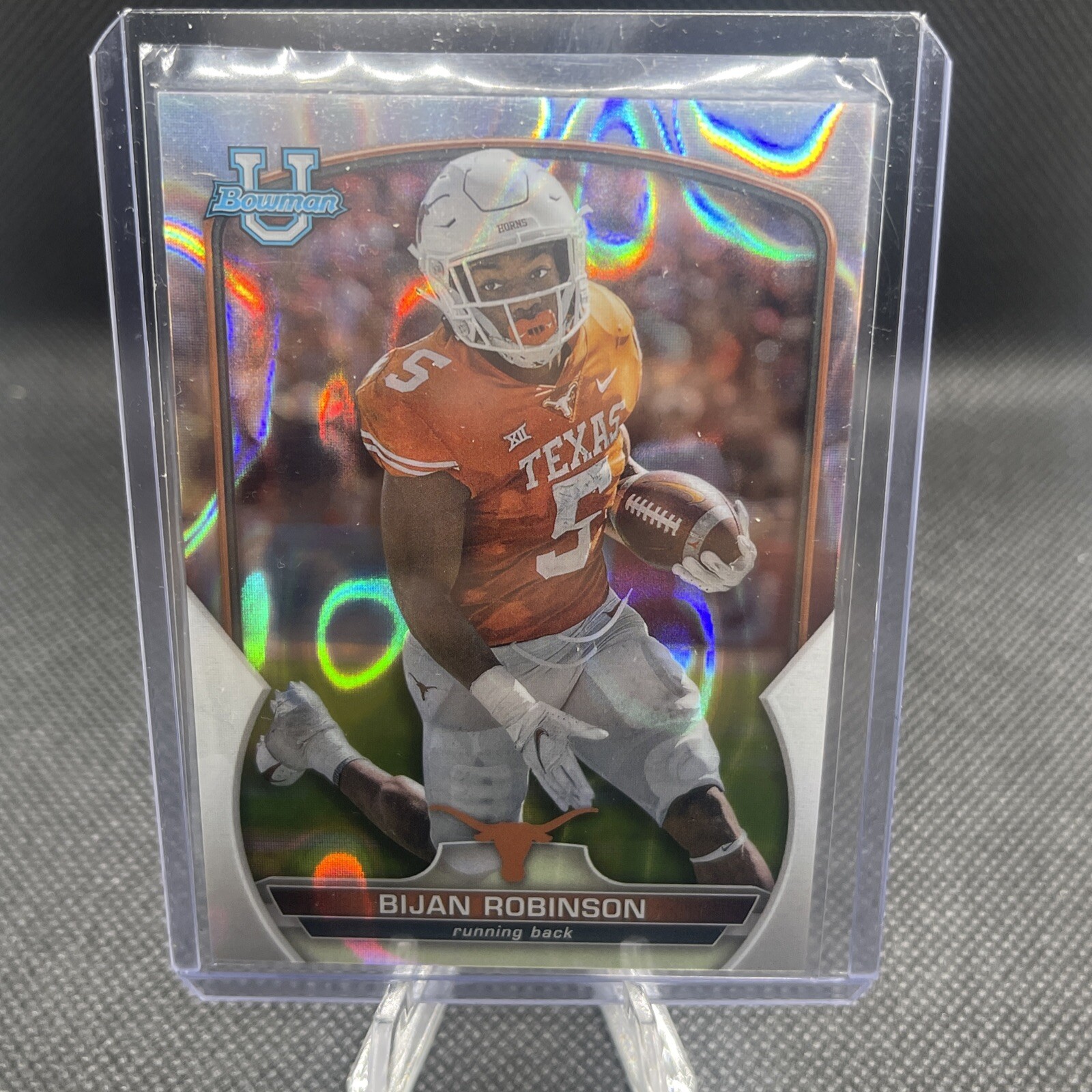 2022 Bowman U Chrome Bijan Robinson Lava Refractor 50/100 #70