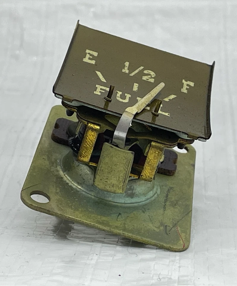 NOS Desoto Gas Gauge Dash Fuel Indicator Level Mopar Accessory Deluxe Woodie Foto 3 de 4