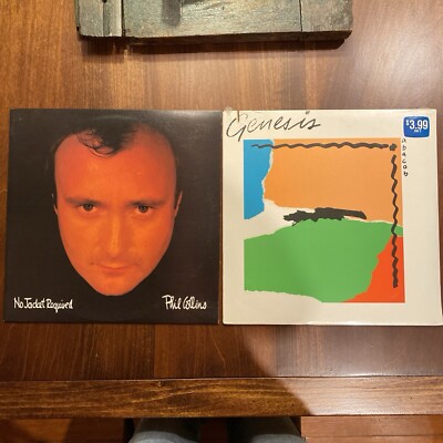 Phil Collins   No Jacket Required & Genesis   Abacab Original Vinyl Pressings