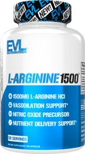 Evlution Nutrition L - Arginine 1500 - Nitric Oxide Booster - 50 Servings