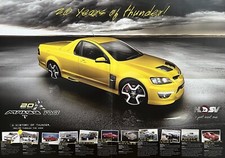 Holden HSV 20 years of Maloo Brochure 1990 to 2010 VG VP to VE