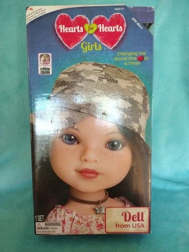 Heart For Hearts Girl DELL from USA 14” Vinyl Doll Brand New Original Box NRFB
