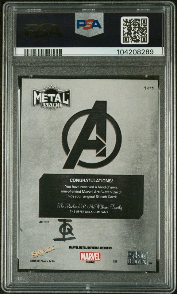 PSA 10 GM 2024 SKYBOX MARVEL METAL UNIVERSE ETCH CARDS IAN QUIRANTE ETCH-VENOM - Image 2 of 2