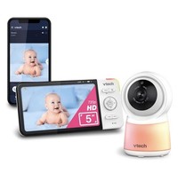 VTech RM5755HD Smart Wi-Fi Baby Monitor with 5 HD Screen & 1080p Camera | NEW