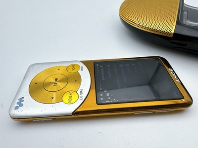 Sony NW-S754 Walkman Gold Silver 8GB MP3 Player Speaker Dock