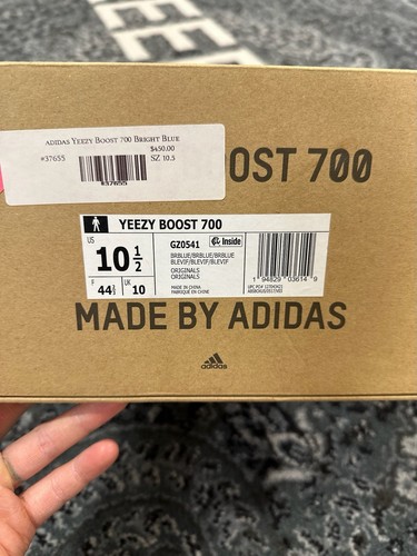 Größe 10,5 - Adidas Yeezy Boost 700 hellblau - Bild 6 von 6