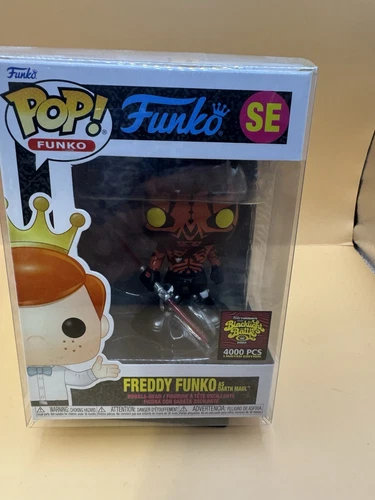 Funko Pop! Star Wars Fundays Box Of Fun Freddy As Darth Maul LE 4000 + Protector
