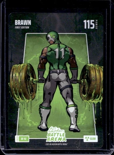 2026 Bo Jackson Battle Arena Brawn A.J. Brown Glow Battlefoil #BF-92