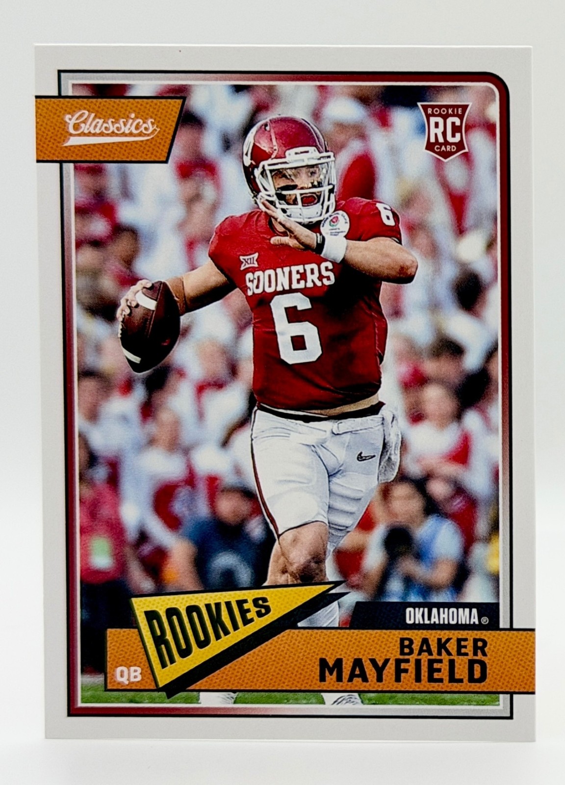 2018 Panini Classics #208 Baker Mayfield RC Oklahoma Sooners
