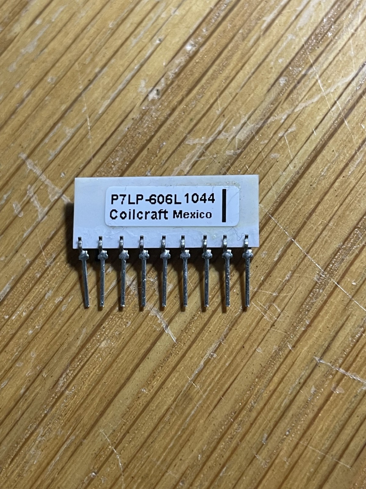 2-Coilcraft 7 pole LOW PASS Filter, 50 ohm, P7LP-606L OR -157L or -307L OR -507L
