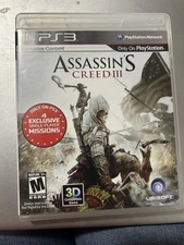 Assassin's Creed III PS3 PlayStation 3 - Complete