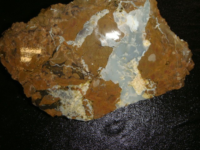 OLD BED #2  THUNDER EGG CUT SPECIMEN  RICHARDSON RANCH  1  3/4  POUNDS  OREGON