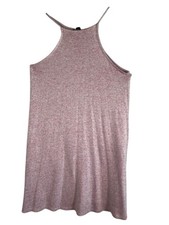 Forever 21 Halter Mini Dress Pink XS Summer Festival Casual Sundress Concert