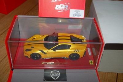FERRARI F12 TDF giallo tristato BBR MODELS resin SEE INFO !! VERY RARE 1/18