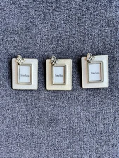 3 Jay Strongwater Neiman Marcus Mini Photo Frame Butterfly Enamel Clip
