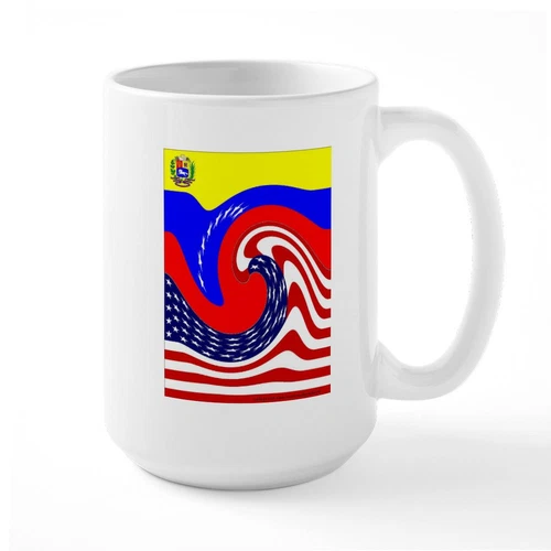 Venezuela Coffee Mug, Large 15 oz. White Coffee Cup