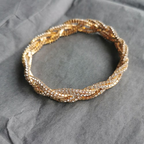 Anne Klein Elegant Bracelet Sparkling Gold-Tone