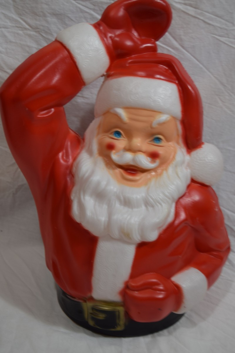Vintage Santa Sleigh Presents Blow Mold From General Foam