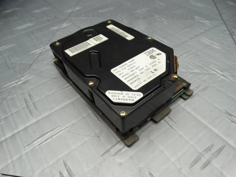 IBM 60 MB Hard Drive WD-387T P/N: 6128256 - Image 2 of 4