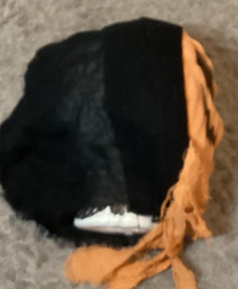 Hyde And Eek Pumpkin Scarecrow Burlap Mask Halloween One Size Scary - Image 3 of 4