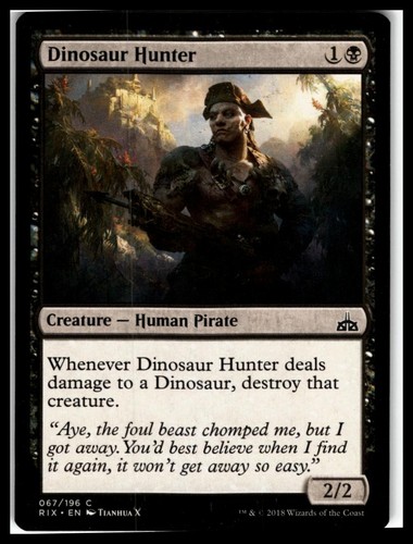 Dinosaur Hunter 067/196 Rivals of Ixalan Common