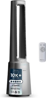 Pro Breeze® OmniAir 41" Bladeless Tower Fan with Air Purifier, Remote Control