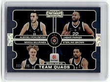 2025-26 Contenders EuroLeague Team Quads #18 Partizan Mozzart Bet Belgrade /199
