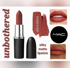 MACximal Silky Matte Lipstick UNBOTHERED Warm Nude Full Size 0.12 oz NIB