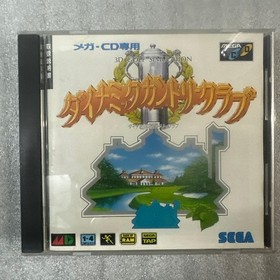 Mega-CD Dynamic Country Club Case Disc Complete with Instructions Retro #c99862