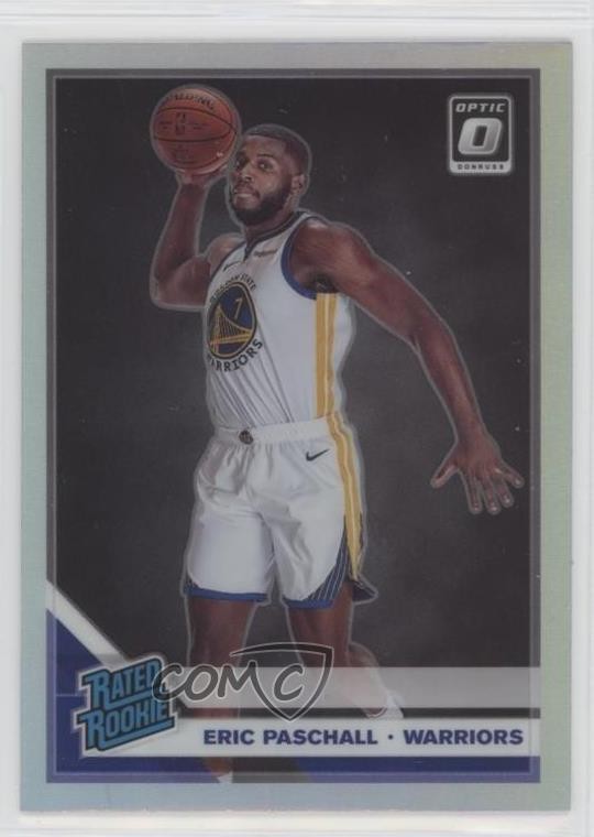 2019-20 Panini Donruss Optic Rated Holo Prizm Eric Paschall #199 Rookie RC 08aq